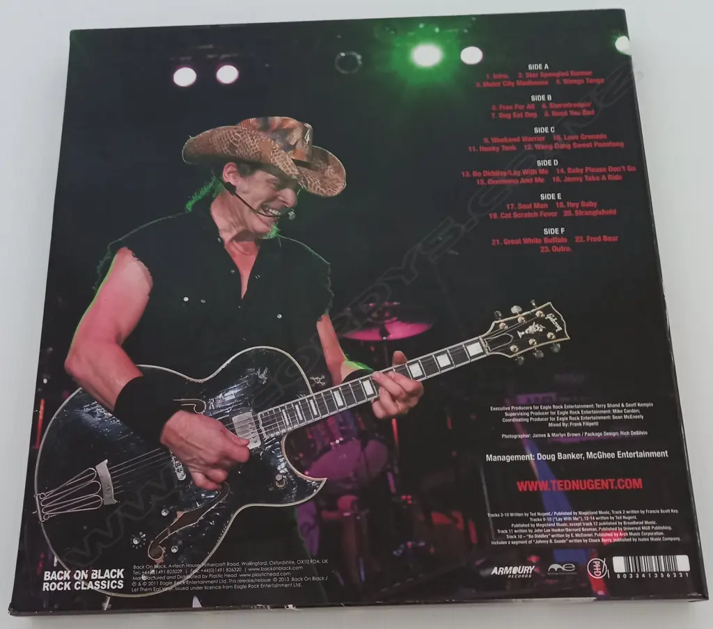 Ted Nugent, Motor City Mayhem (The 6,000th Concert) (Multi-Disc), (Red Vinyl) Image 1++